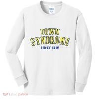 Down Syndrome Lucky Few Kids Long Sleeve Shirt thumb 0