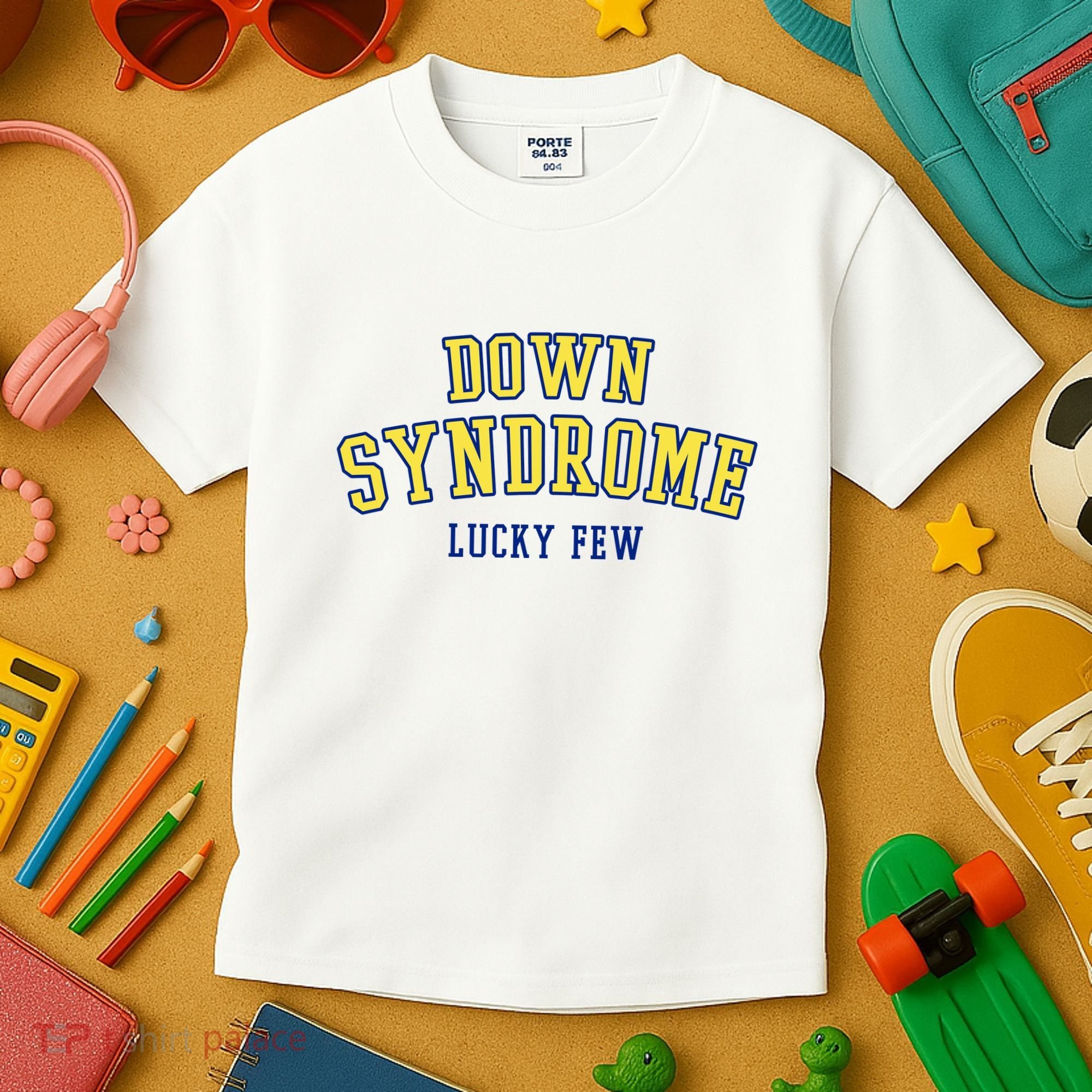 Down Syndrome Lucky Few Kids T-Shirt