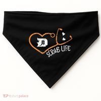 Detroit Scrub Life Michigan Nurse USA-Made Doggie Bandana thumb 0