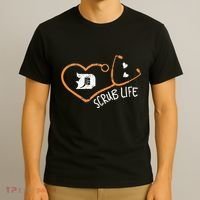 Detroit Scrub Life Michigan Nurse T-Shirt thumb 3