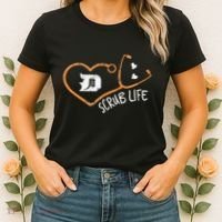 Detroit Scrub Life Michigan Nurse Women's T-Shirt thumb 2