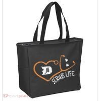 Detroit Scrub Life Michigan Nurse Tote Bag thumb 2