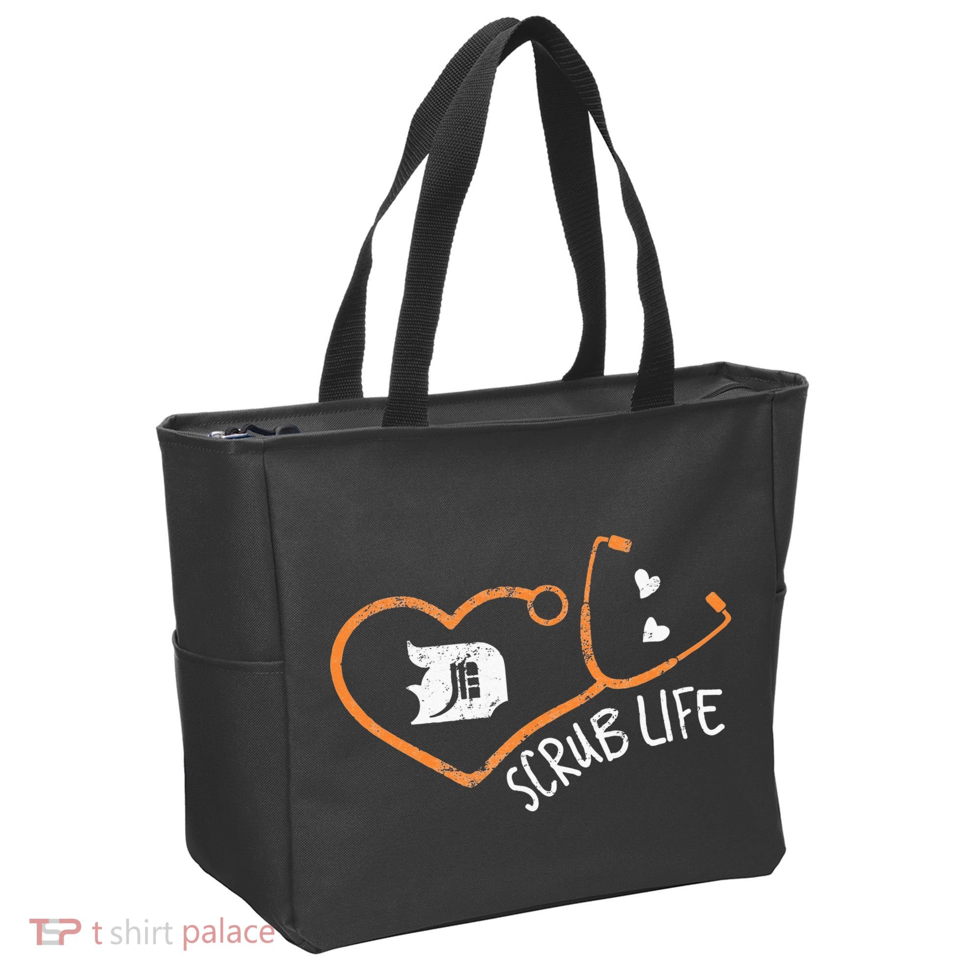 Detroit Scrub Life Michigan Nurse Tote Bag