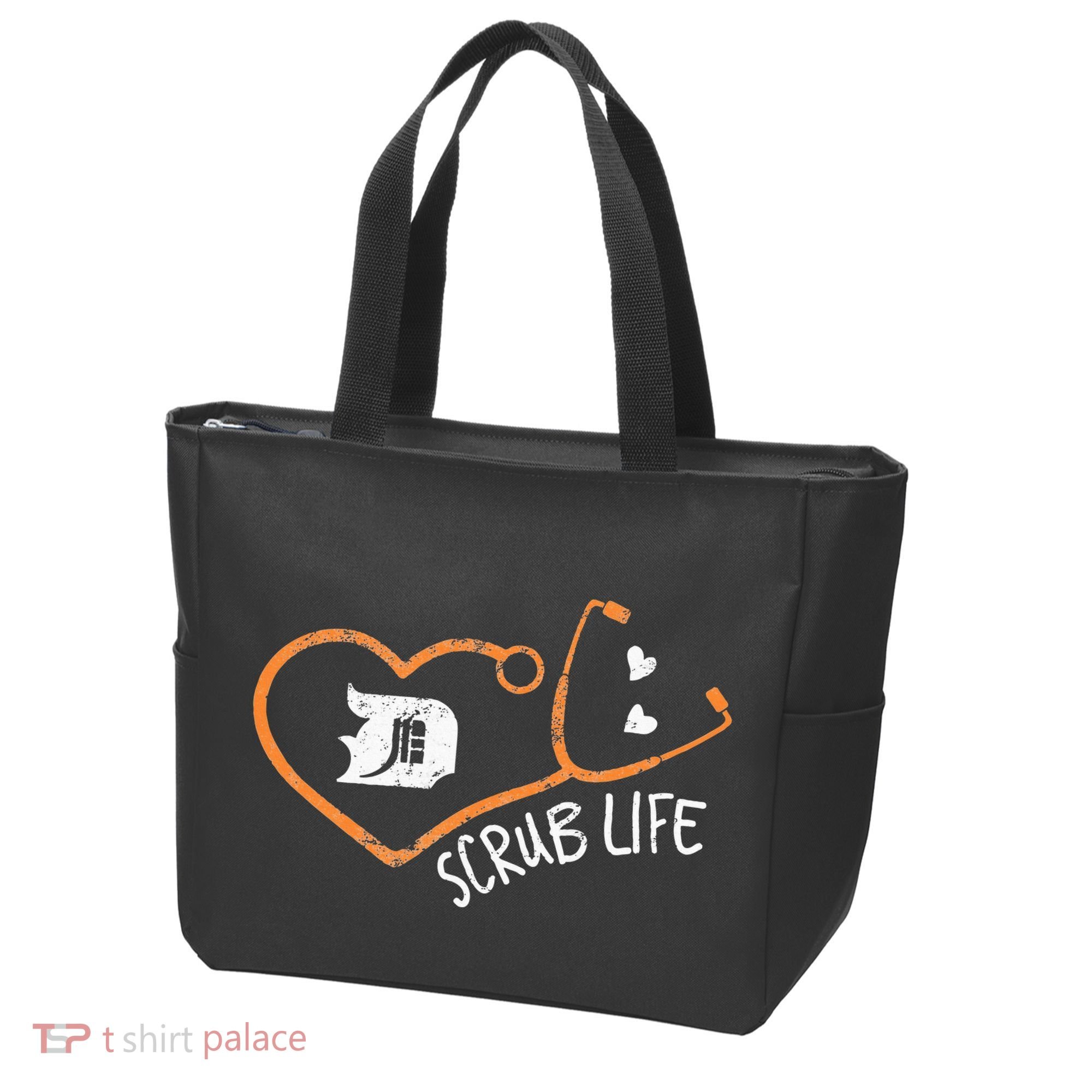 Detroit Scrub Life Michigan Nurse Tote Bag