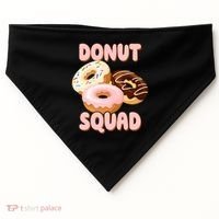 Donut Squad Lover Foodie USA-Made Doggie Bandana thumb 0
