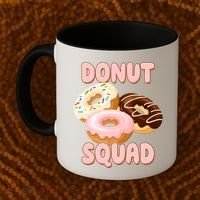 Donut Squad Lover Foodie Coffee Mug thumb 2