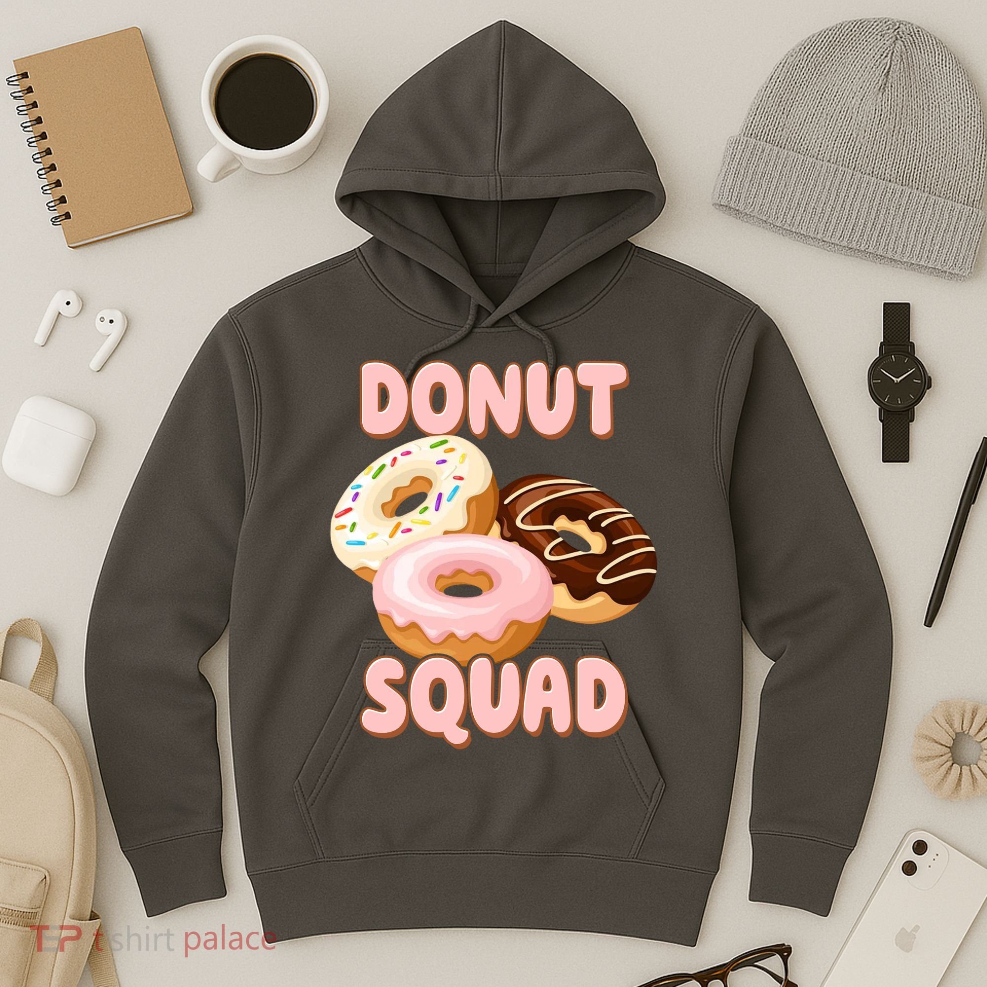 Donut Squad Lover Foodie Hoodie