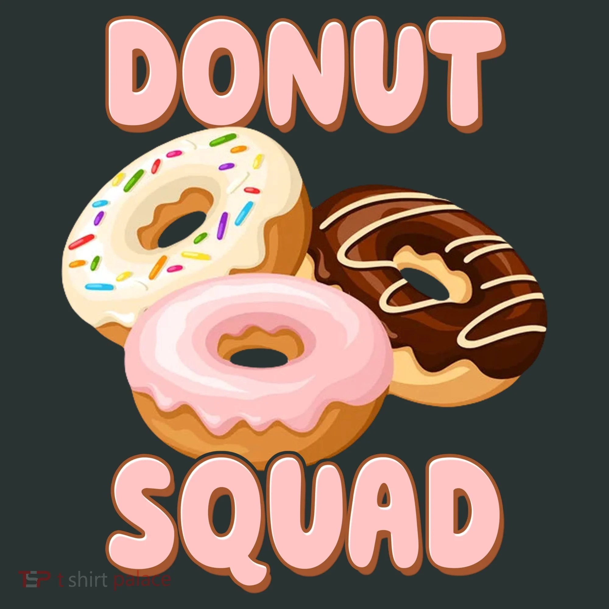 Donut Squad Lover Foodie Button