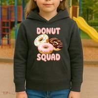 Donut Squad Lover Foodie Kids Hoodie thumb 3