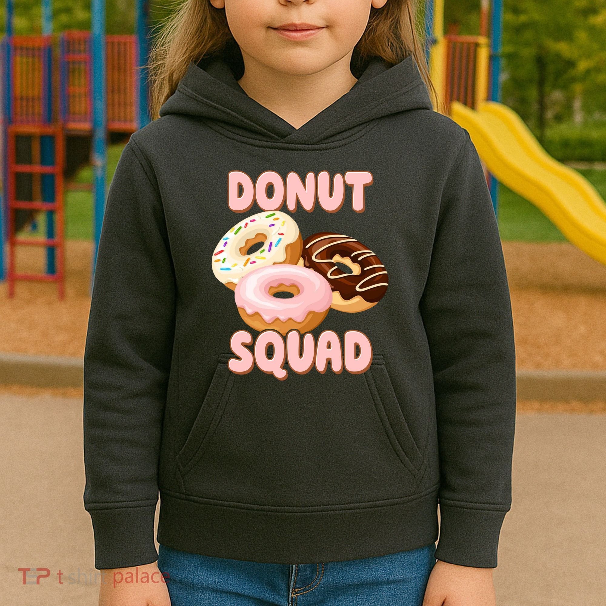 Donut Squad Lover Foodie Kids Hoodie