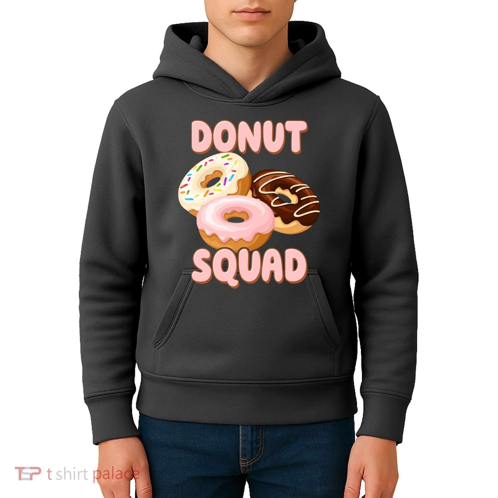 Donut Squad Lover Foodie Kids Hoodie