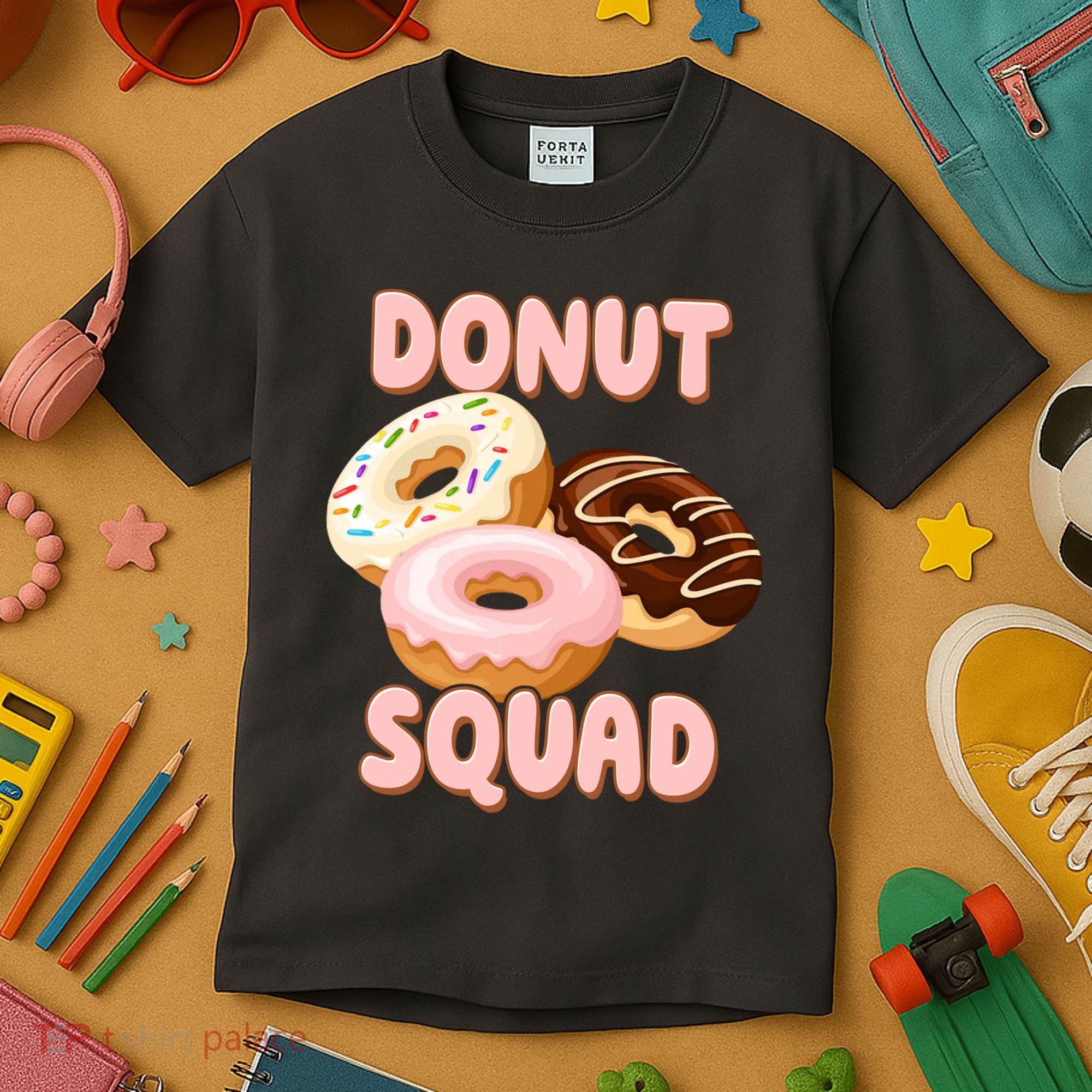 Donut Squad Lover Foodie Kids T-Shirt
