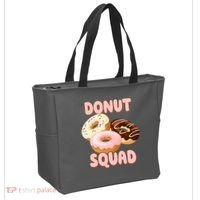 Donut Squad Lover Foodie Tote Bag thumb 2