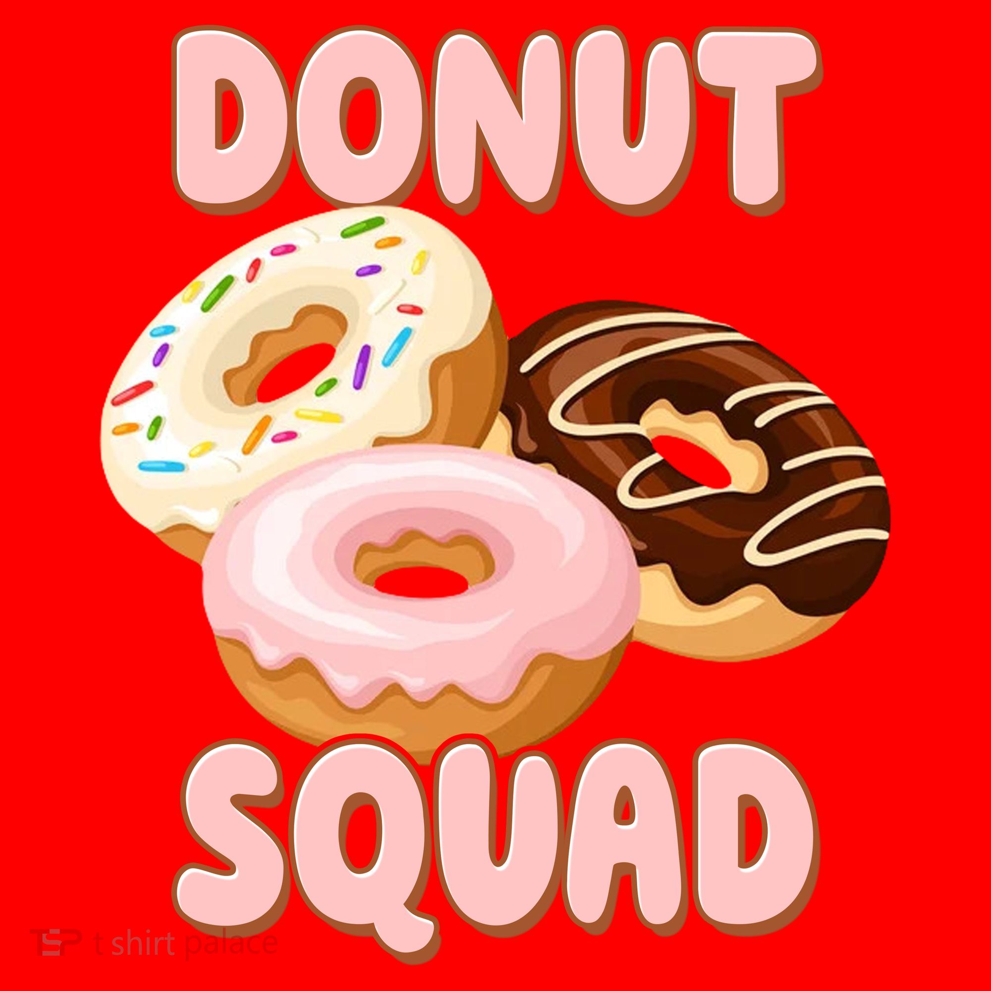 Donut Squad Lover Foodie Santa Hat