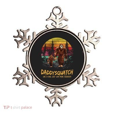 Daddy Squatch Like A Dad Way More Squatchy Retro Fathers Day Ornament
