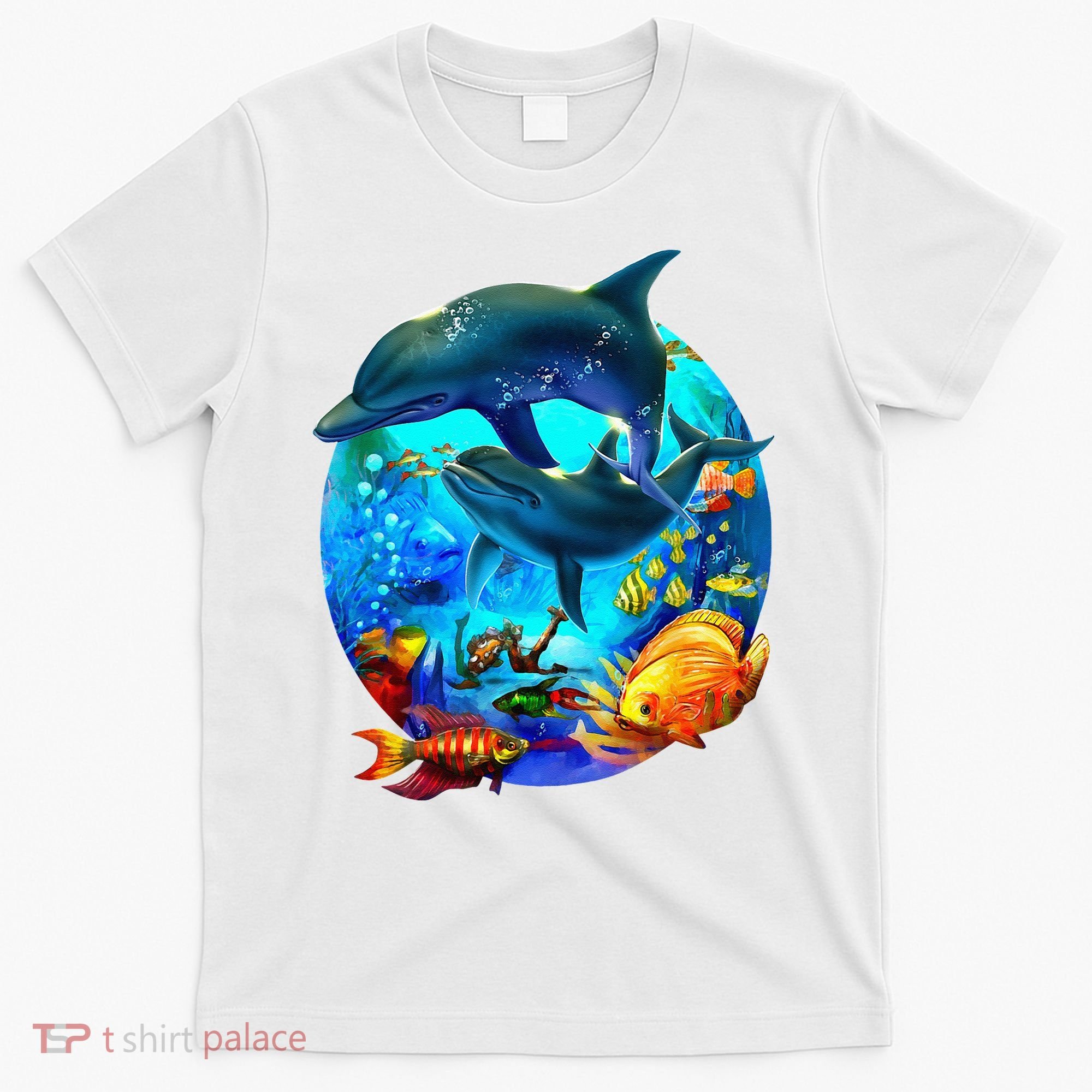 Dolphin Sea Life Save The Ocean Marine Biology Aquarium T-Shirt