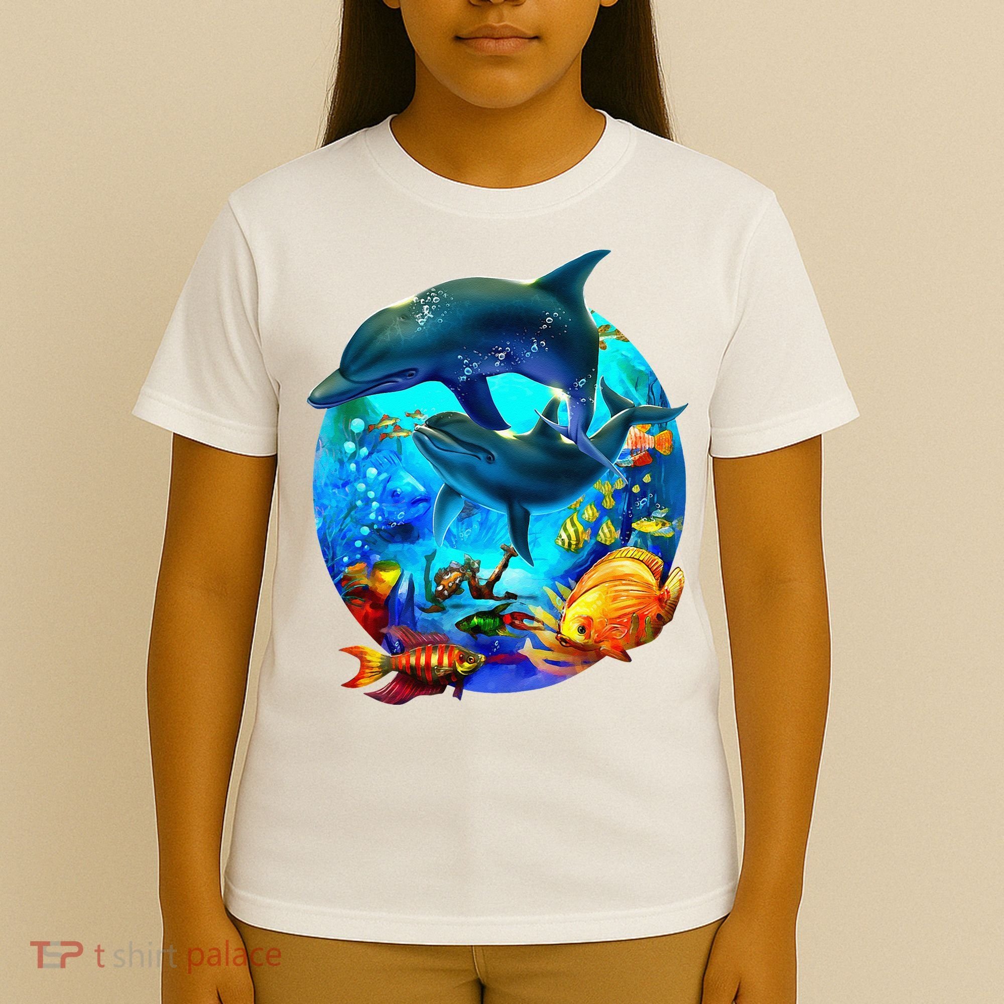 Dolphin Sea Life Save The Ocean Marine Biology Aquarium T-Shirt