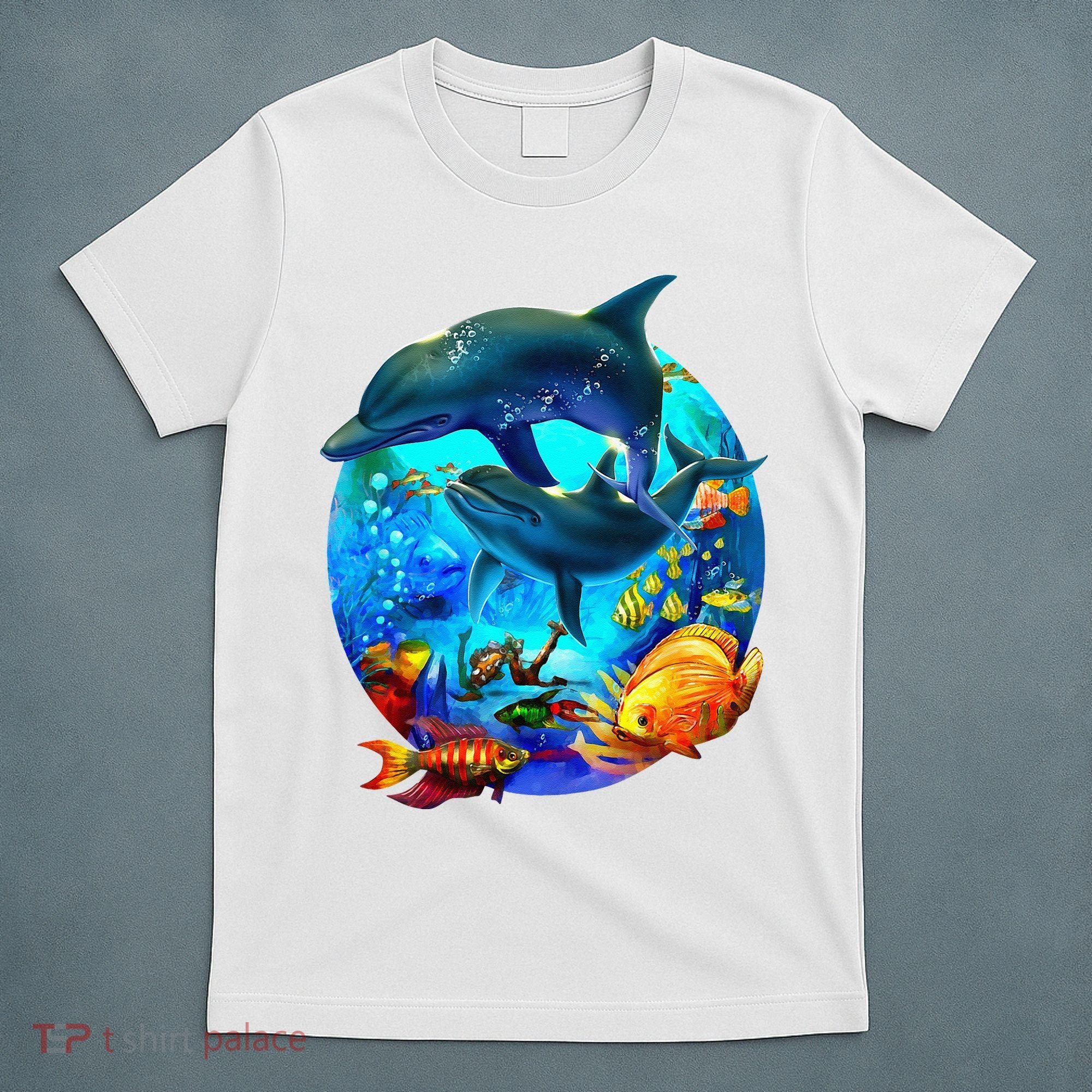 Dolphin Sea Life Save The Ocean Marine Biology Aquarium T-Shirt