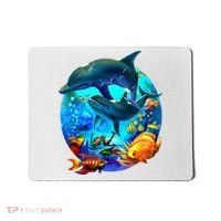 Dolphin Sea Life Save The Ocean Marine Biology Aquarium Mousepad thumb 0