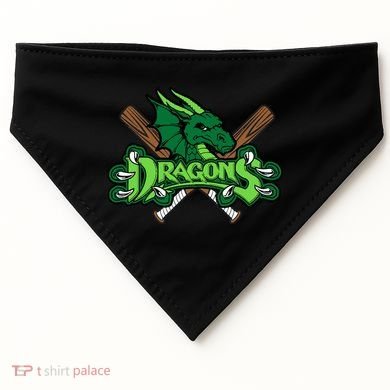 Dragons Sports Logo USA-Made Doggie Bandana