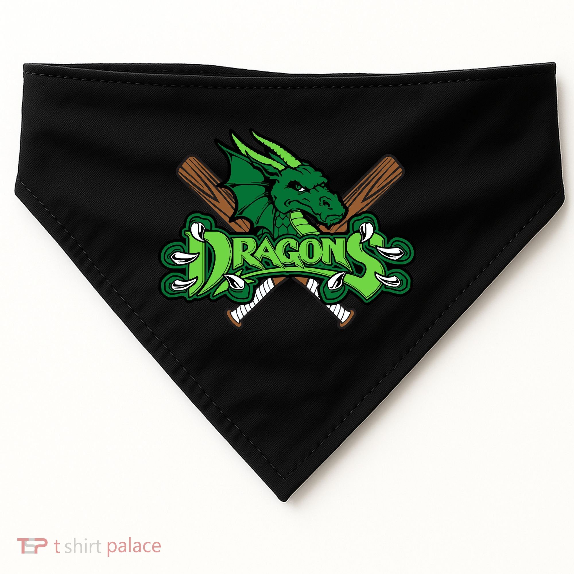 Dragons Sports Logo USA-Made Doggie Bandana