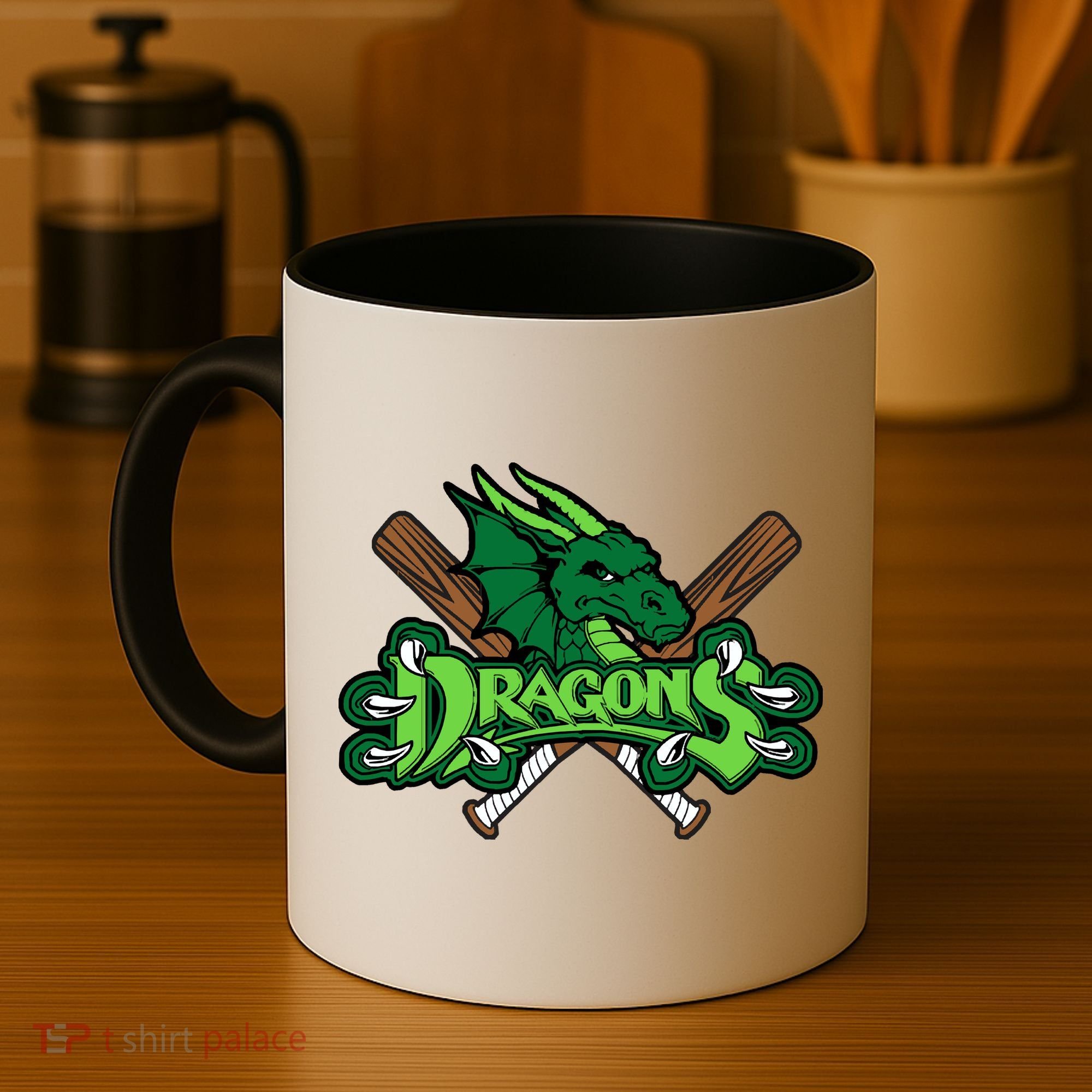 Dragons Sports Logo Coffee Mug