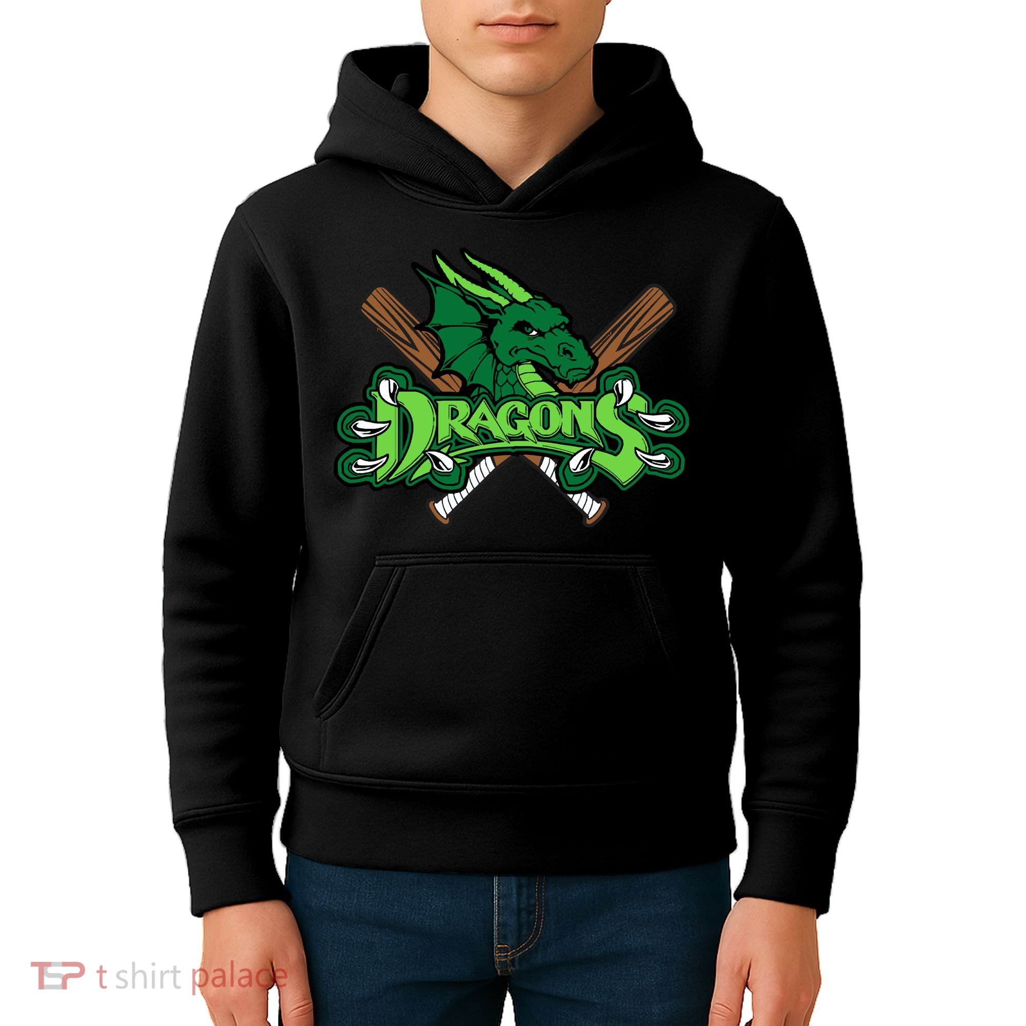 Dragons Sports Logo Kids Hoodie