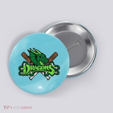 Dragons Sports Logo Button