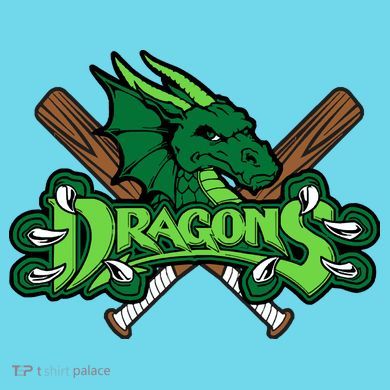 Dragons Sports Logo Button