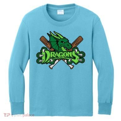 Dragons Sports Logo Kids Long Sleeve Shirt
