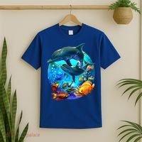 Dolphin Sea Life Save The Ocean Marine Biology Aquarium Gift T-Shirt thumb 2