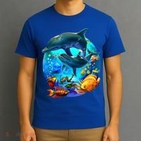 Dolphin Sea Life Save The Ocean Marine Biology Aquarium Gift T-Shirt thumb 3