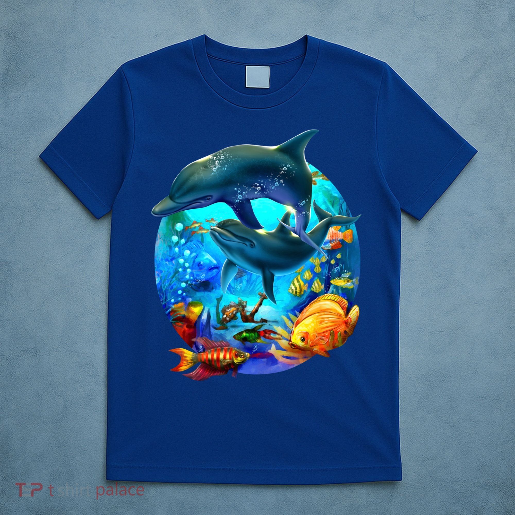 Dolphin Sea Life Save The Ocean Marine Biology Aquarium Gift T-Shirt