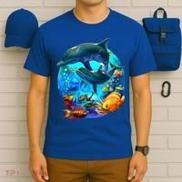 Dolphin Sea Life Save The Ocean Marine Biology Aquarium Gift T-Shirt thumb 6