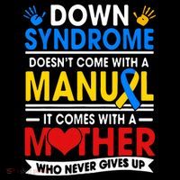 Down Syndrome Mom A Mother Never Gives Up Awareness Gift Coffee Mug thumb 5