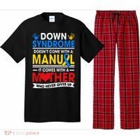 Down Syndrome Mom A Mother Never Gives Up Awareness Gift Pajama Set thumb 0