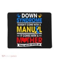 Down Syndrome Mom A Mother Never Gives Up Awareness Gift Mousepad thumb 0
