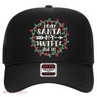 Dear Santa My Wife Did It Christmas Funny Xmas Pajama Matching Group Hat thumb 0
