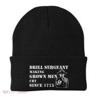 Drill Sergeant Military Drill Team Instructor Bootcamp Gifts Beanie thumb 0