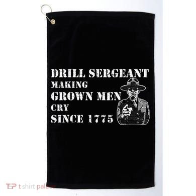 Drill Sergeant Military Drill Team Instructor Bootcamp Gifts Golf Towel