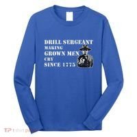 Drill Sergeant Military Drill Team Instructor Bootcamp Gifts Long Sleeve Shirt thumb 0
