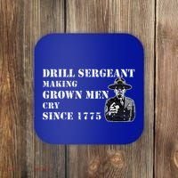 Drill Sergeant Military Drill Team Instructor Bootcamp Gifts Coaster thumb 0