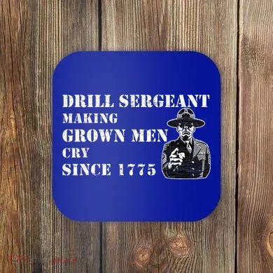 Drill Sergeant Military Drill Team Instructor Bootcamp Gifts Coaster