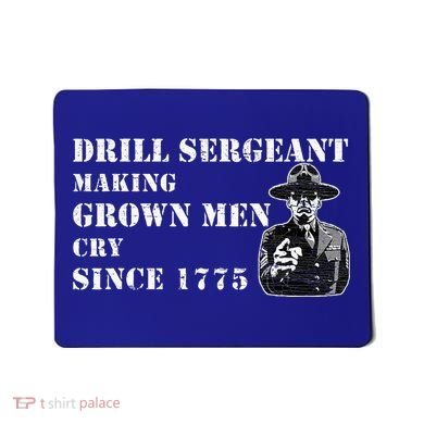 Drill Sergeant Military Drill Team Instructor Bootcamp Gifts Mousepad