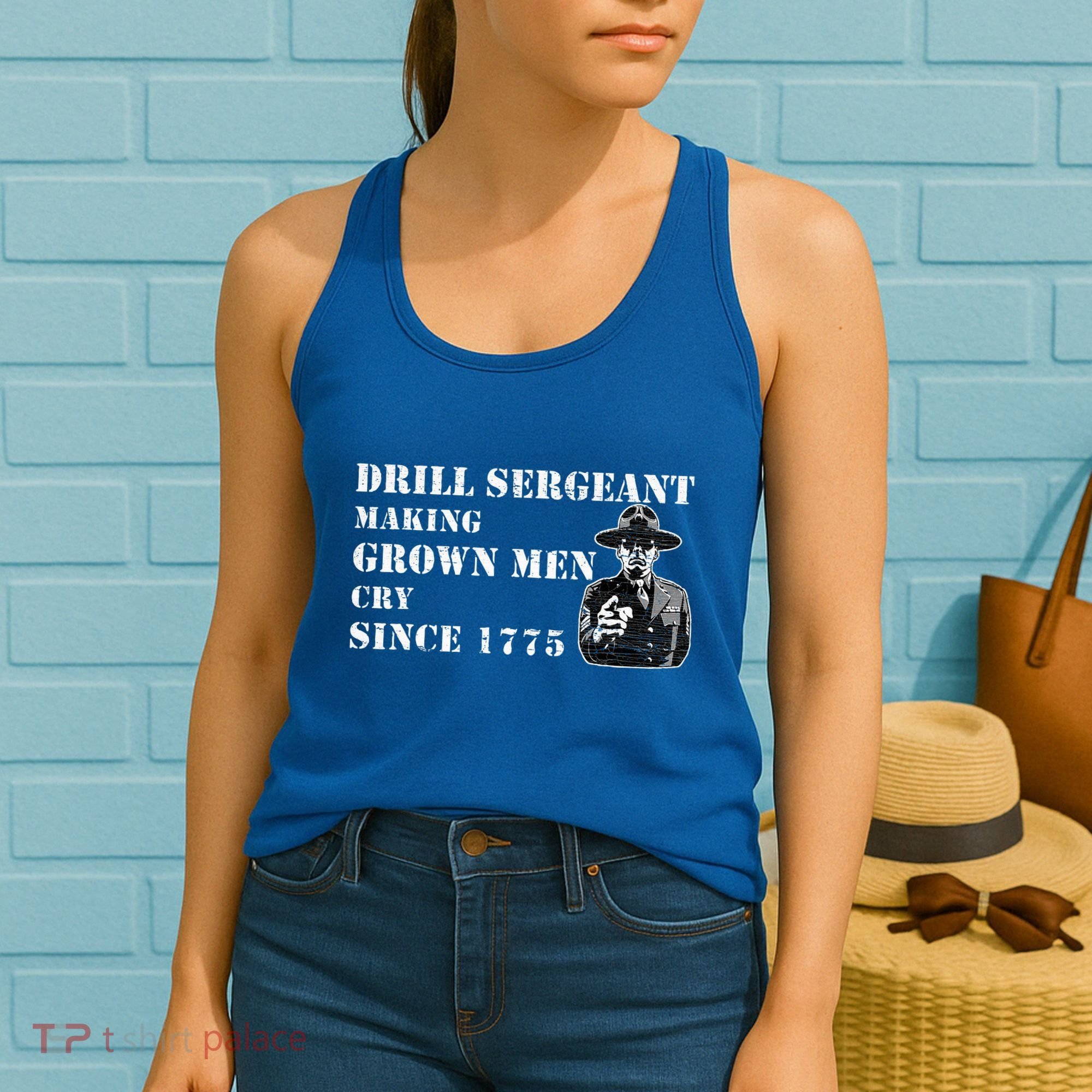 Drill Sergeant Military Drill Team Instructor Bootcamp Gifts Women's Tank Top