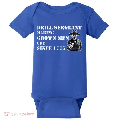 Drill Sergeant Military Drill Team Instructor Bootcamp Gifts Baby Bodysuit