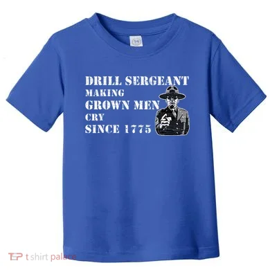 Drill Sergeant Military Drill Team Instructor Bootcamp Gifts Toddler T-Shirt