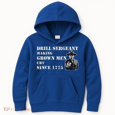 Drill Sergeant Military Drill Team Instructor Bootcamp Gifts Kids Hoodie