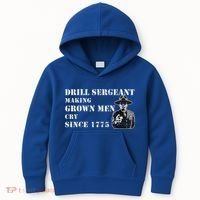Drill Sergeant Military Drill Team Instructor Bootcamp Gifts Kids Hoodie thumb 0