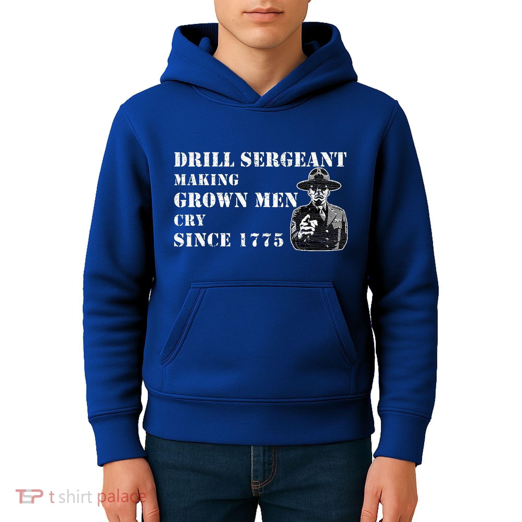 Drill Sergeant Military Drill Team Instructor Bootcamp Gifts Kids Hoodie